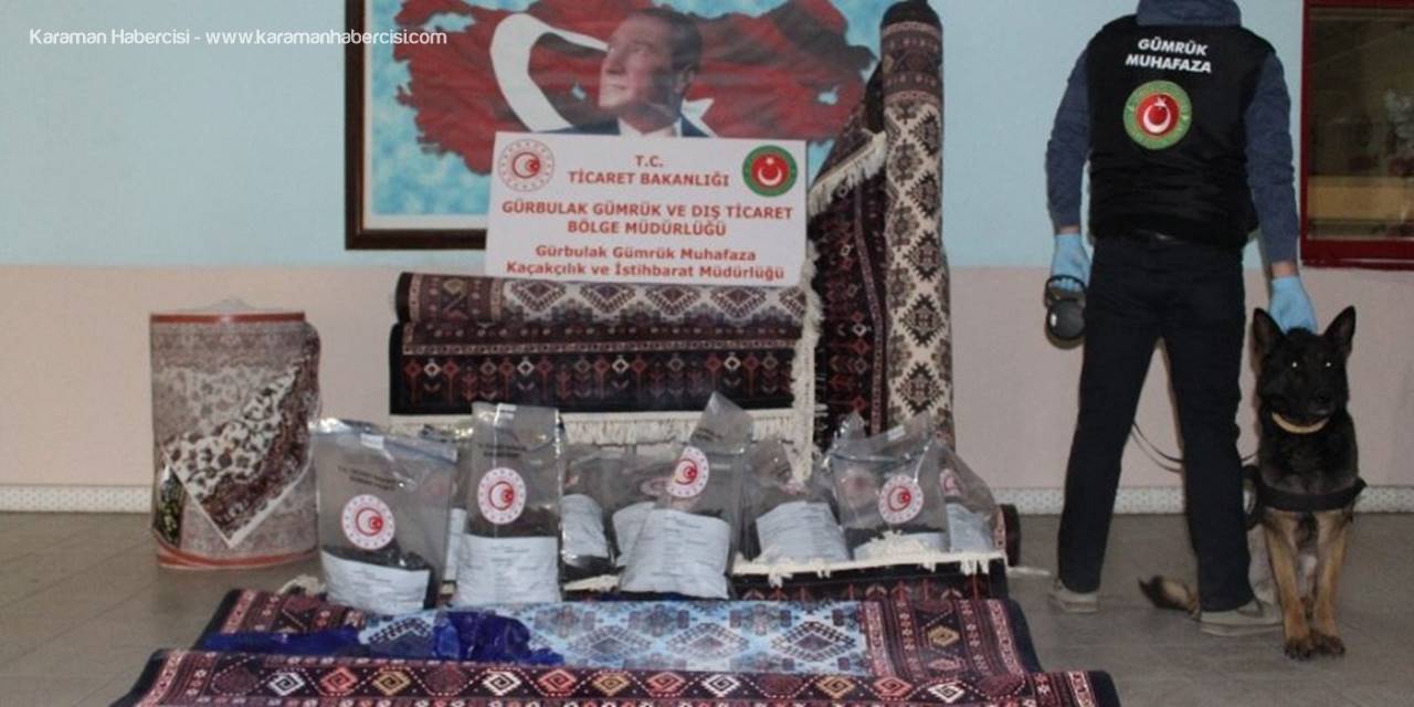 Halıların İçinden 137,5 Kilogram Afyon Sakızı Çıktı