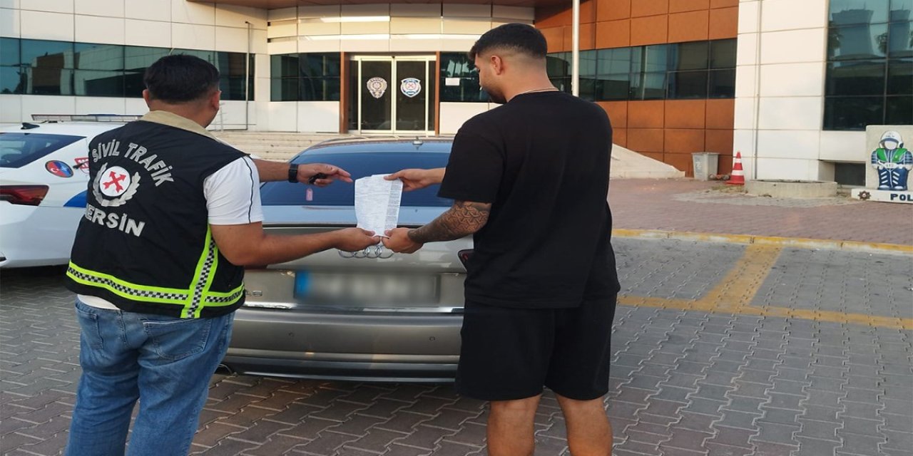 Mersin’de Makas Atan Ehliyetsiz Sürücüye 170 Bin Lira Ceza