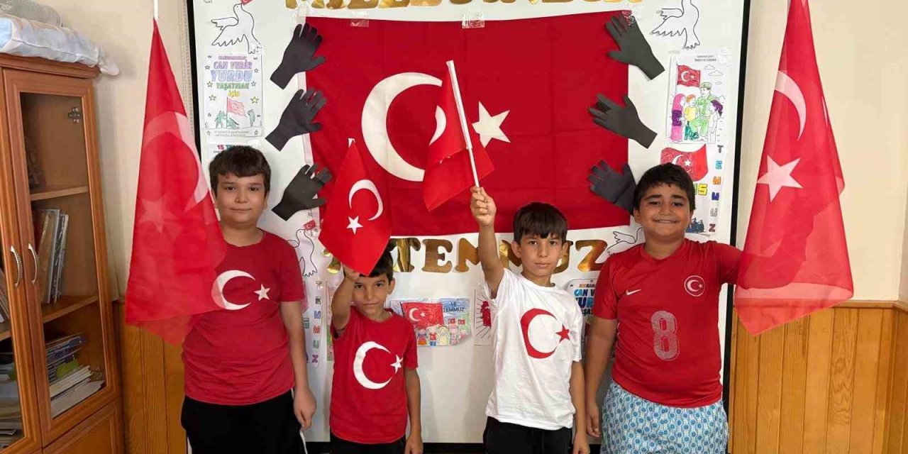 Anamur’da Yaz Kur’an Kursu Öğrencilerine 15 Temmuz Ruhu Anlatıldı