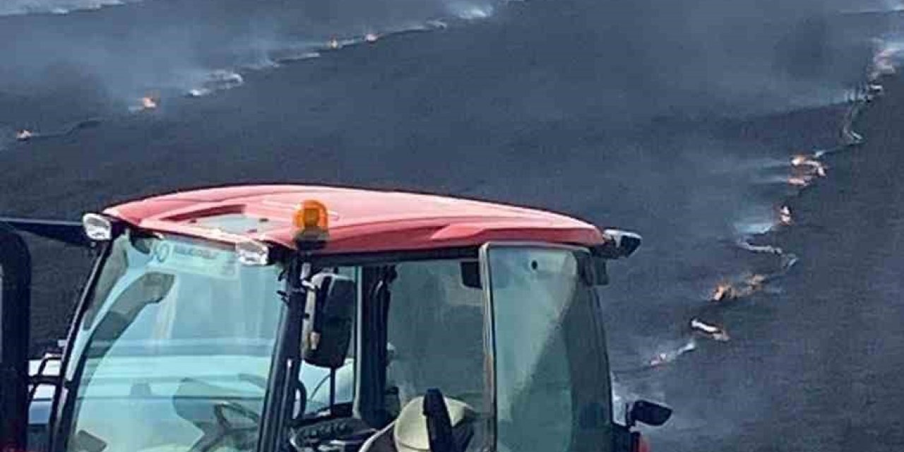 Konya’da Tarla Yangını: 500 Dekar Ekili Alan Kül Oldu