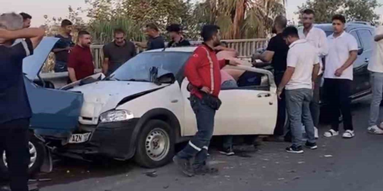 Tarsus’ta Zincirleme Kaza: 3 Yaralı