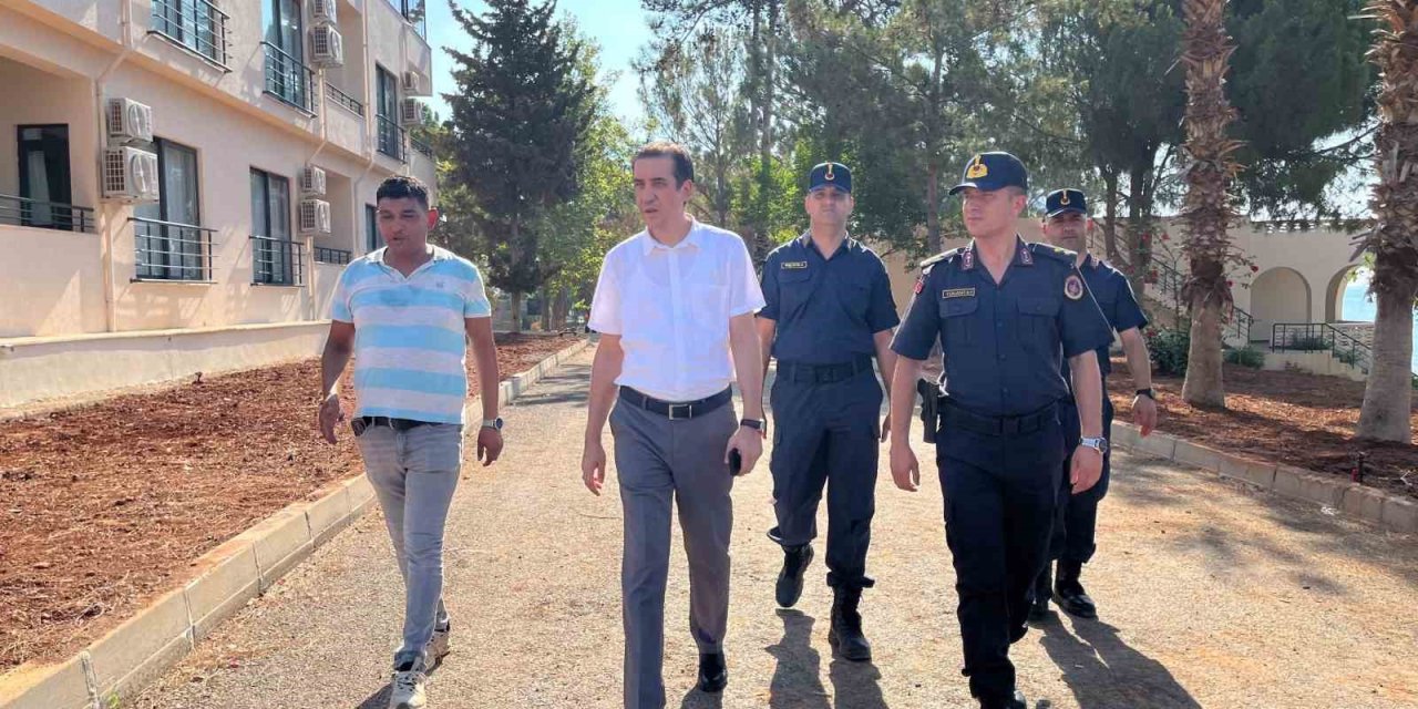 Kaymakam Topsakaloğlu, Tekeli Jandarma Sosyal Tesisleri İnşaatını İnceledi