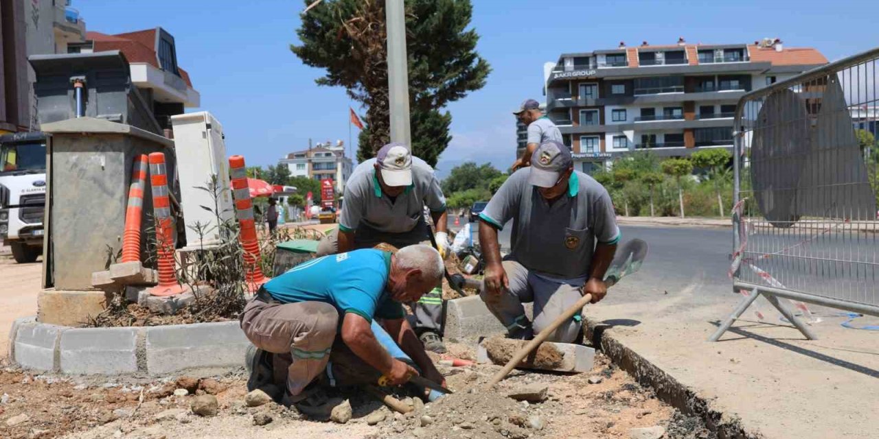 Alanya Kestel Mahallesinde Çalışmalar Etap Etap Sürüyor