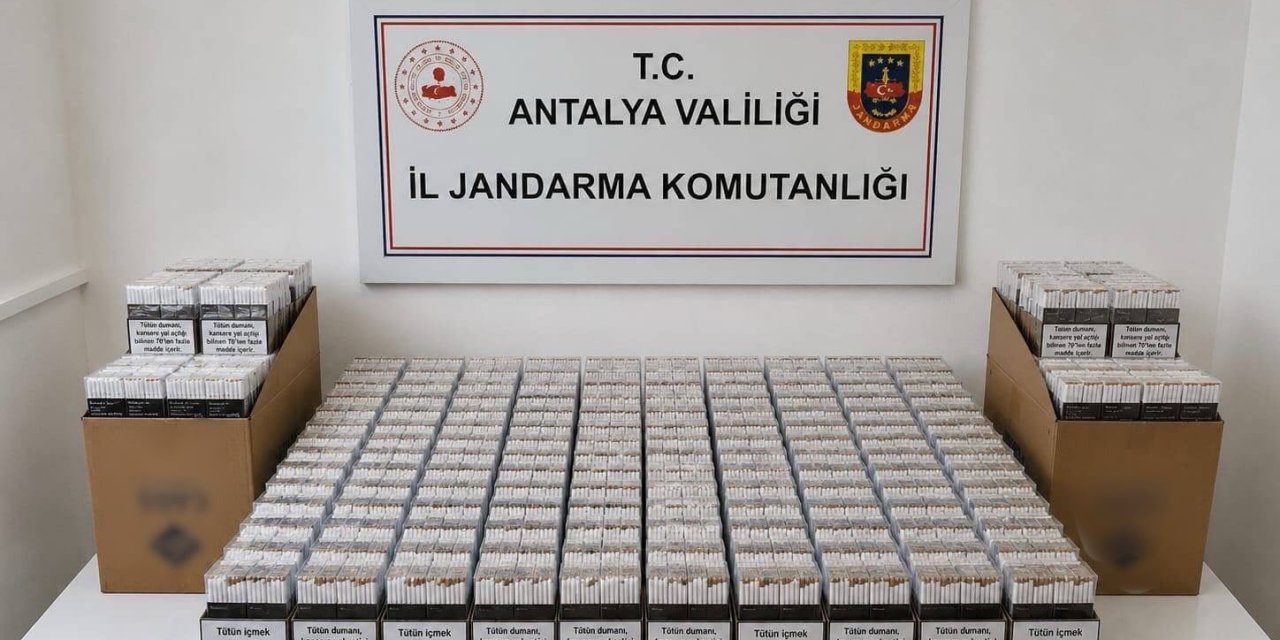 Antalya’da Kaçak Tütün Operasyonu: 10 Bin Doldurulmuş Makaron Ele Geçirildi