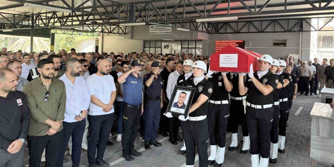 Kalp Krizi Sonucu Hayatını Kaybeden Polis Memuru Son Yolculuğuna Uğurlandı
