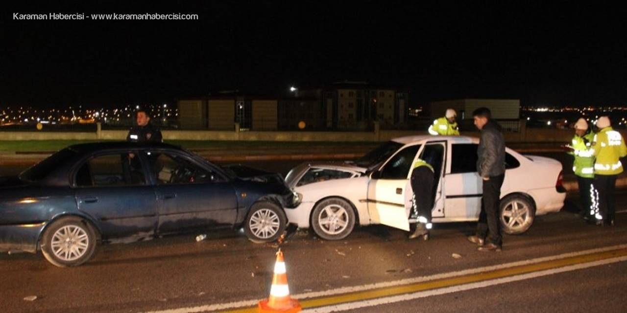 Karaman'da Dikkatsizlik Kaza Getirdi