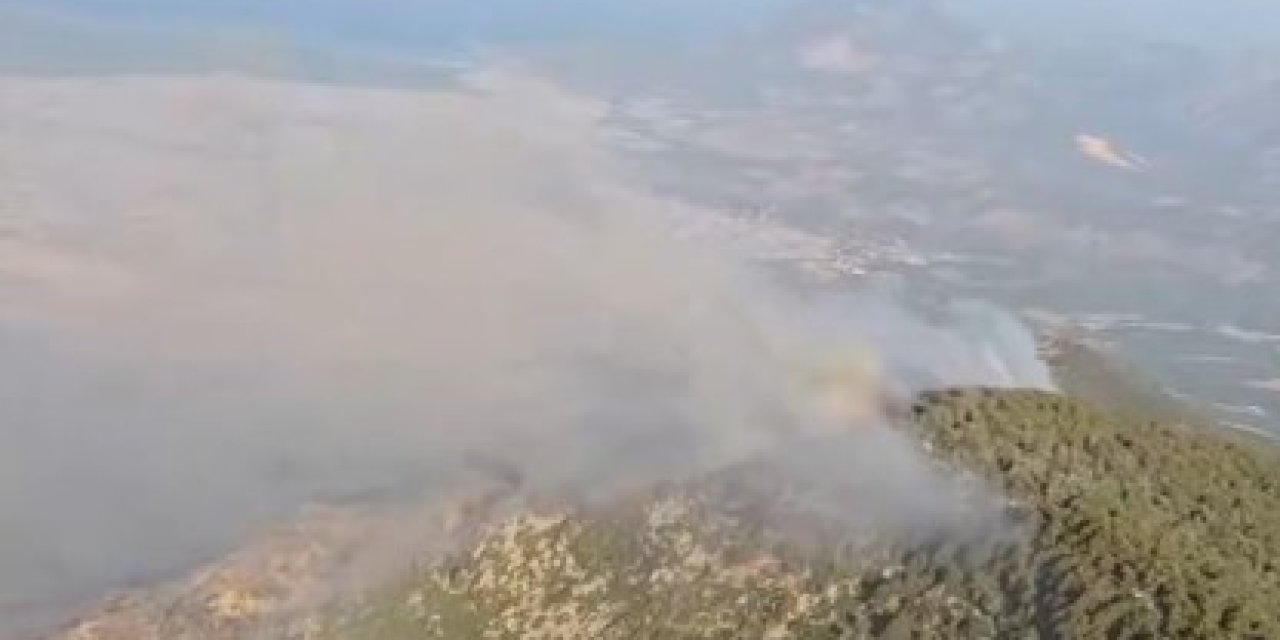 Kaş’taki Orman Yangınının Enerjisi Düşürüldü