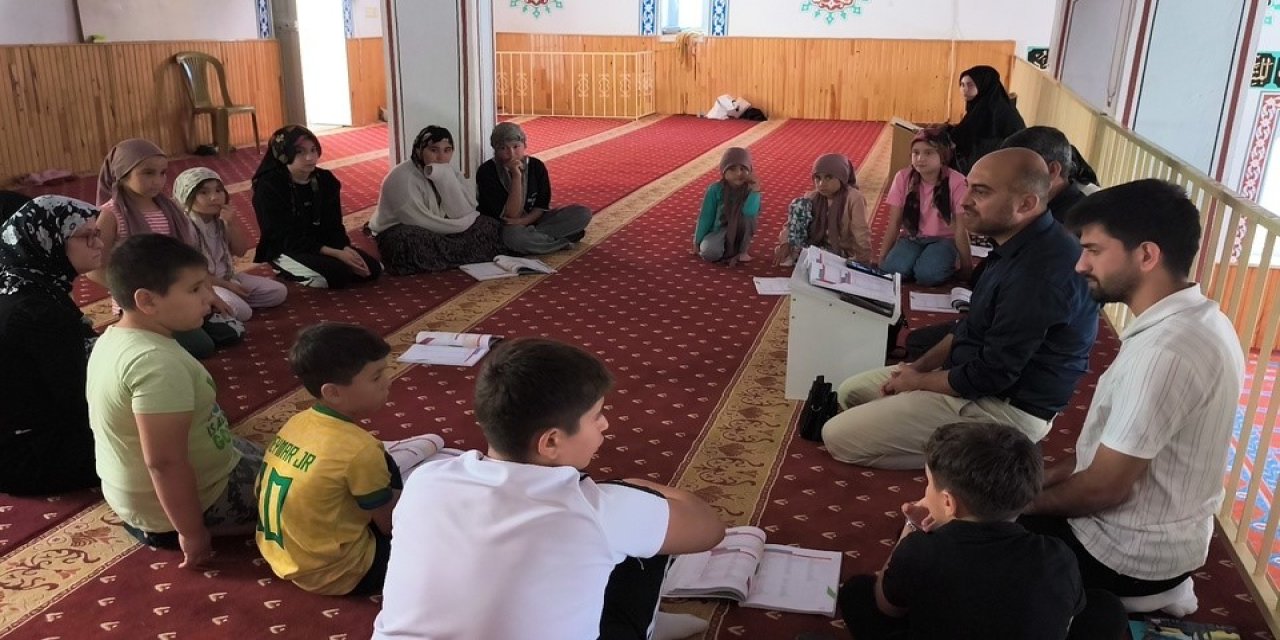 Anamur Yaylalarında Yaz Kur’an Kursları Devam Ediyor
