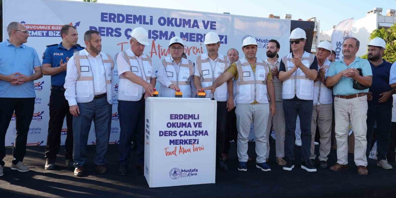 Erdemli Okuma Ve Ders Çalışma Merkezi’nin Temeli Atıldı