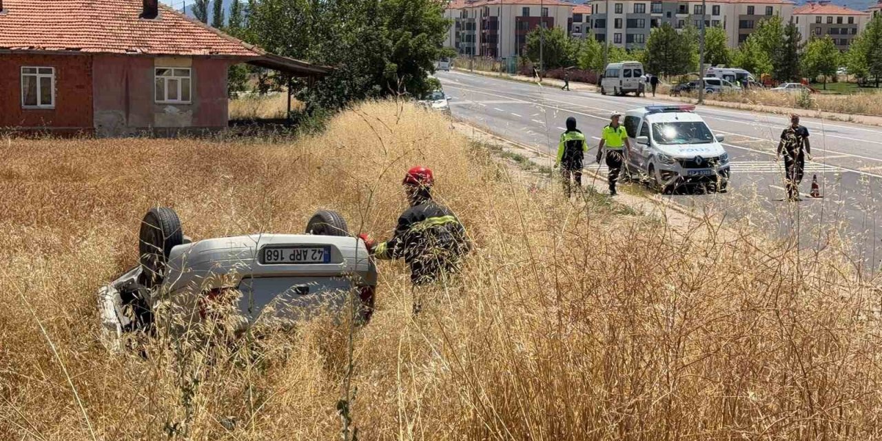 Konya’da Otomobiller Çarpıştı: 4 Yaralı