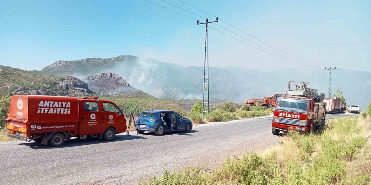 Büyükşehir İtfaiyesi Antalya’nın Dört Bir Yanında Görev Başında