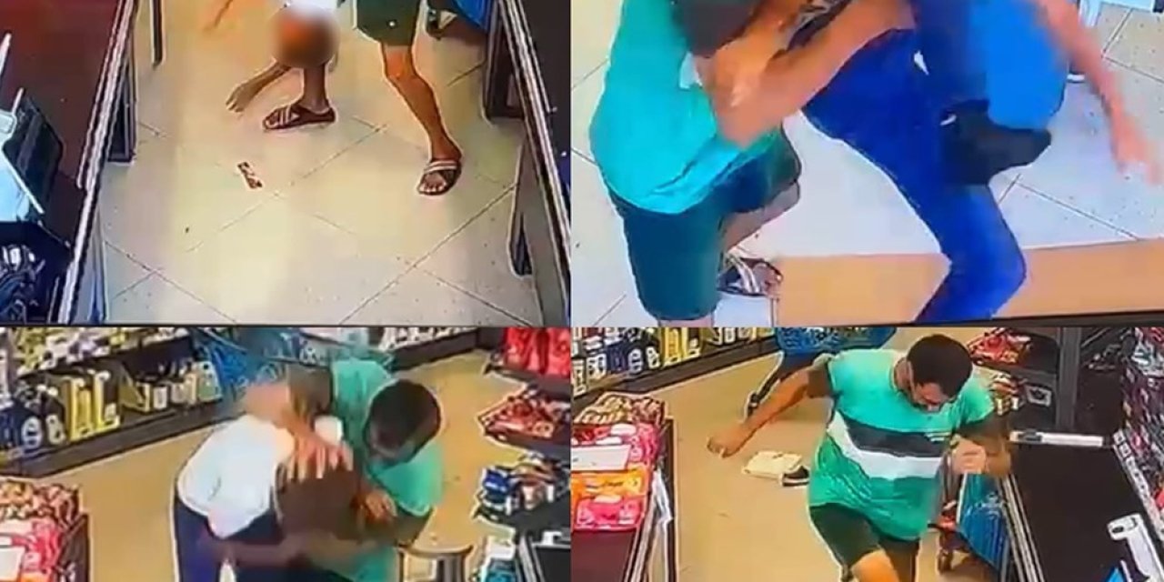 Çocuğu Yerden Yere Vurarak Darp Etti, O Anlar Kameraya Yansıdı: Şüpheli Yakalandı