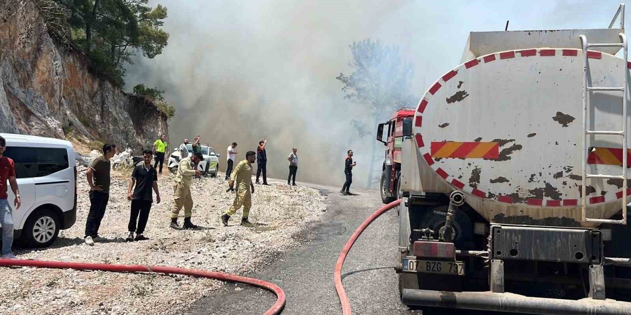 Alanya’da Orman Yangını