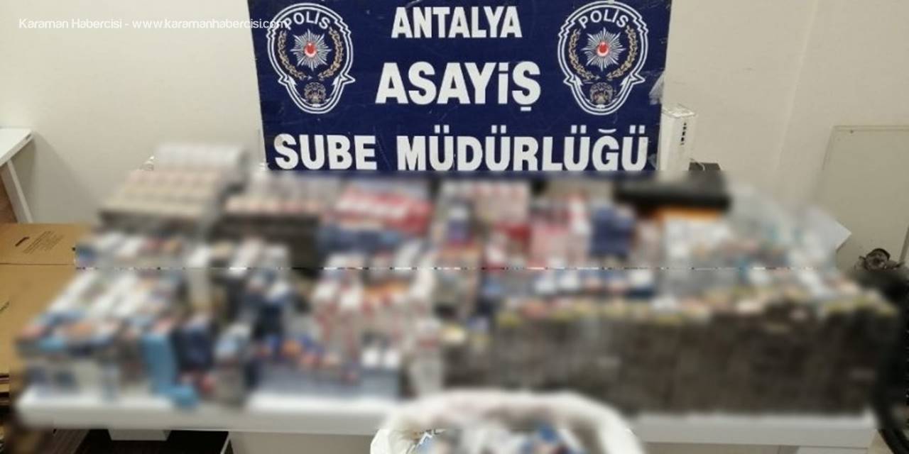 50 Bin Lira Değerinde Sigara Çalan Hırsızlar Kaçamadı