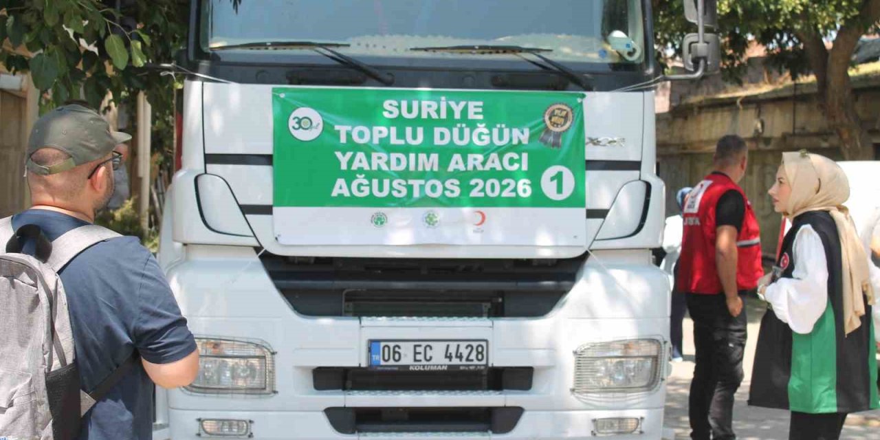 Konya’dan Suriye’deki İhtiyaç Sahibi Nişanlı Çiftlere Yardım