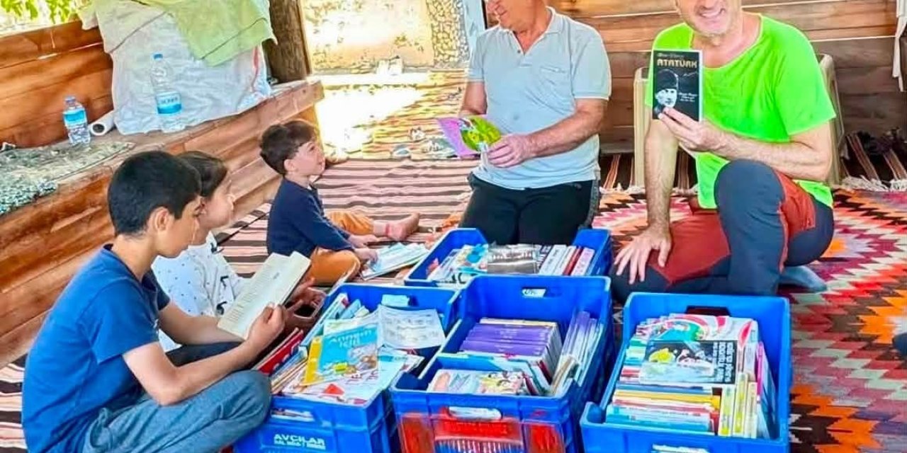 Manavgat Belediyesi’nden Yaylalara Kütüphane Desteği