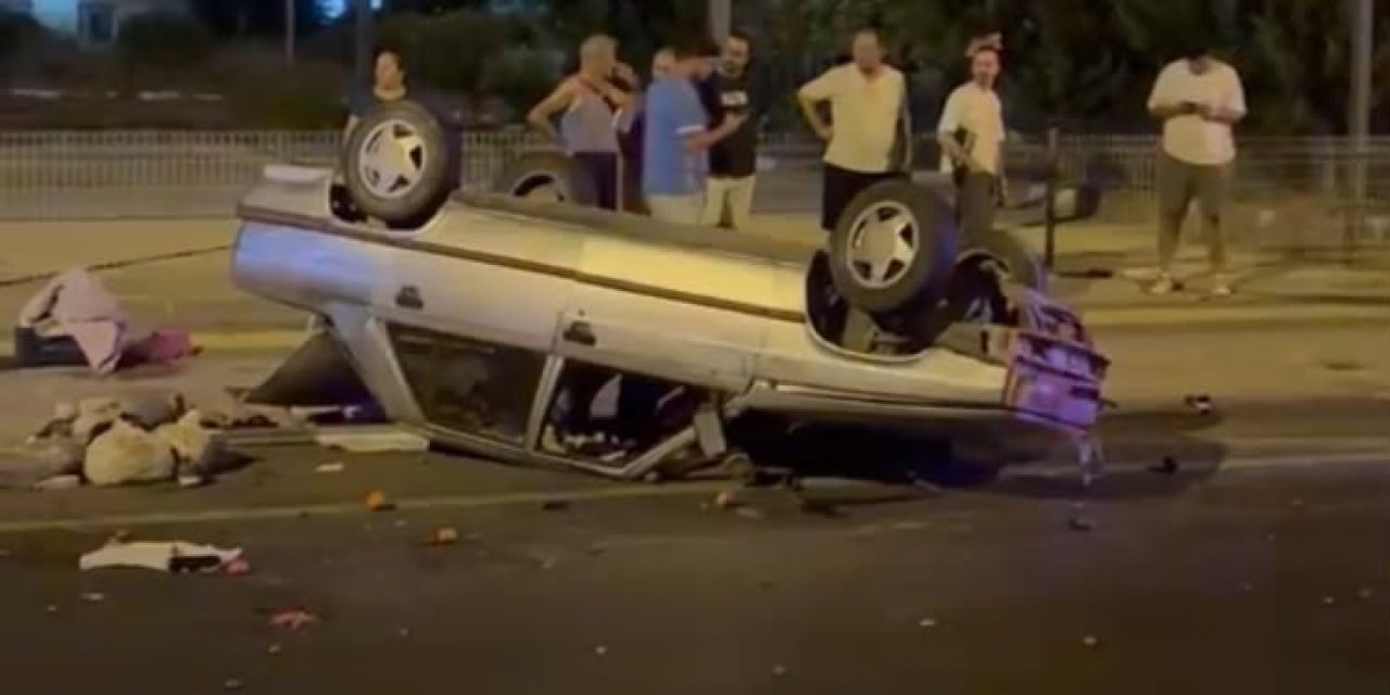 Otomobil Park Halindeki Araca Çarptı: 5 Yaralı