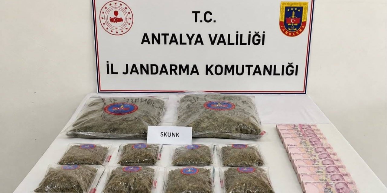 Antalya’da 5 Kilogram Skunk Esrar Maddesi Ele Geçirildi