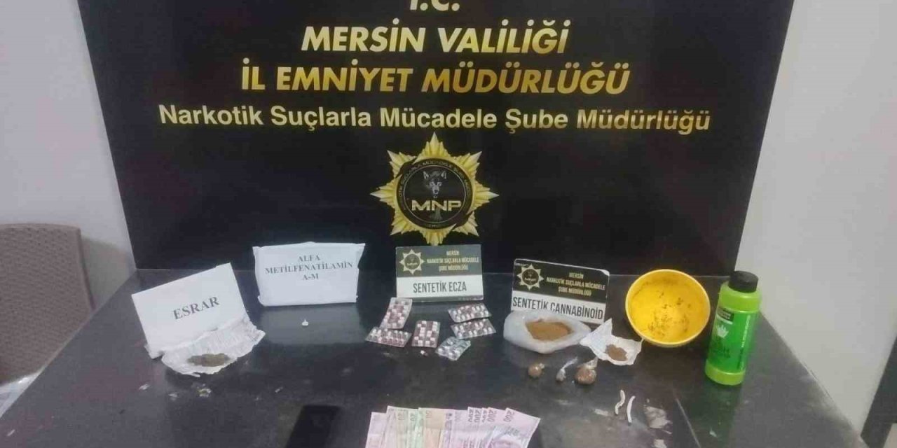 Mersin’de Uyuşturucu Taciri 4 Şüpheli Yakalanıp Tutuklandı