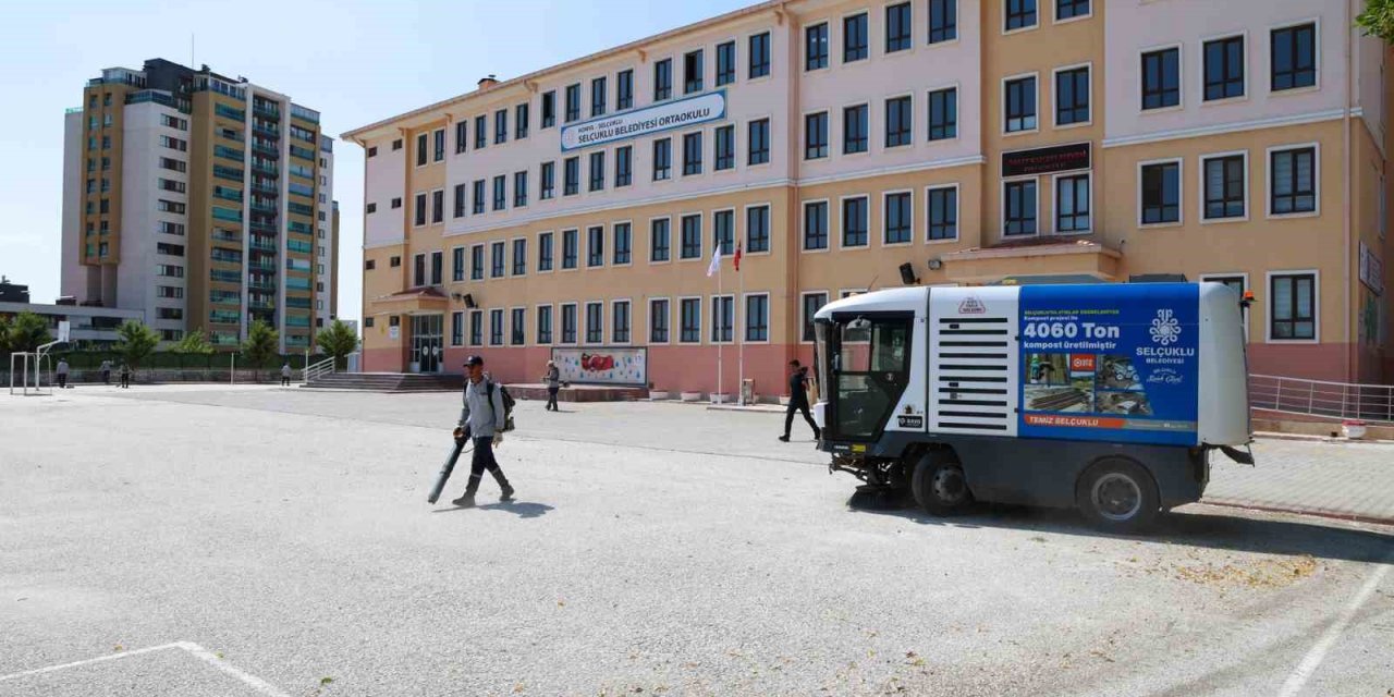 Selçuklu’da Okullar Yeni Eğitim Yılına Hazırlanıyor
