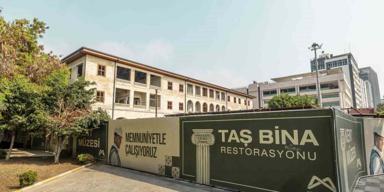 Mersin’in Tarihi Taş Binası Kent Müzesine Dönüşüyor