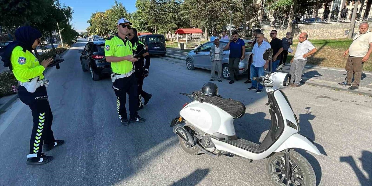 Karaman’da Motosiklet Kazası: 1 Yaralı