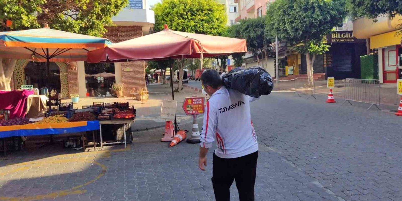 Oltayla Boyu Kadar Balık Tuttu