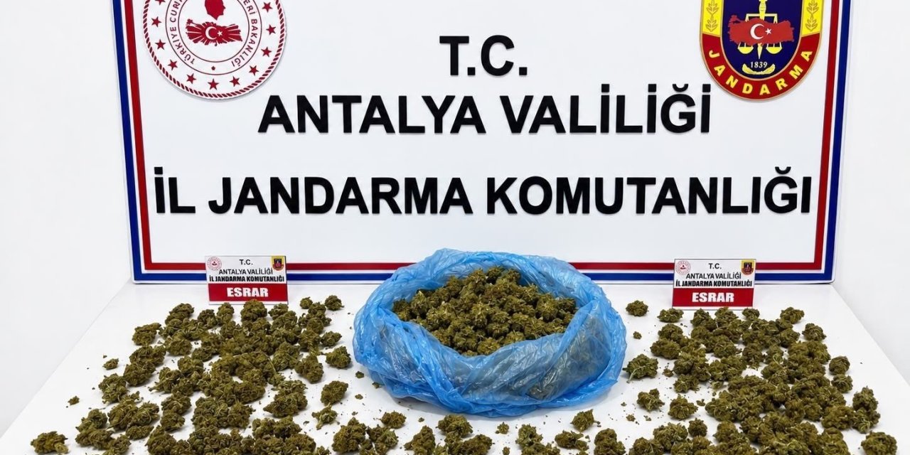 Alanya’da Uyuşturucu Operasyonunda 745 Gram Esrar Ele Geçirildi