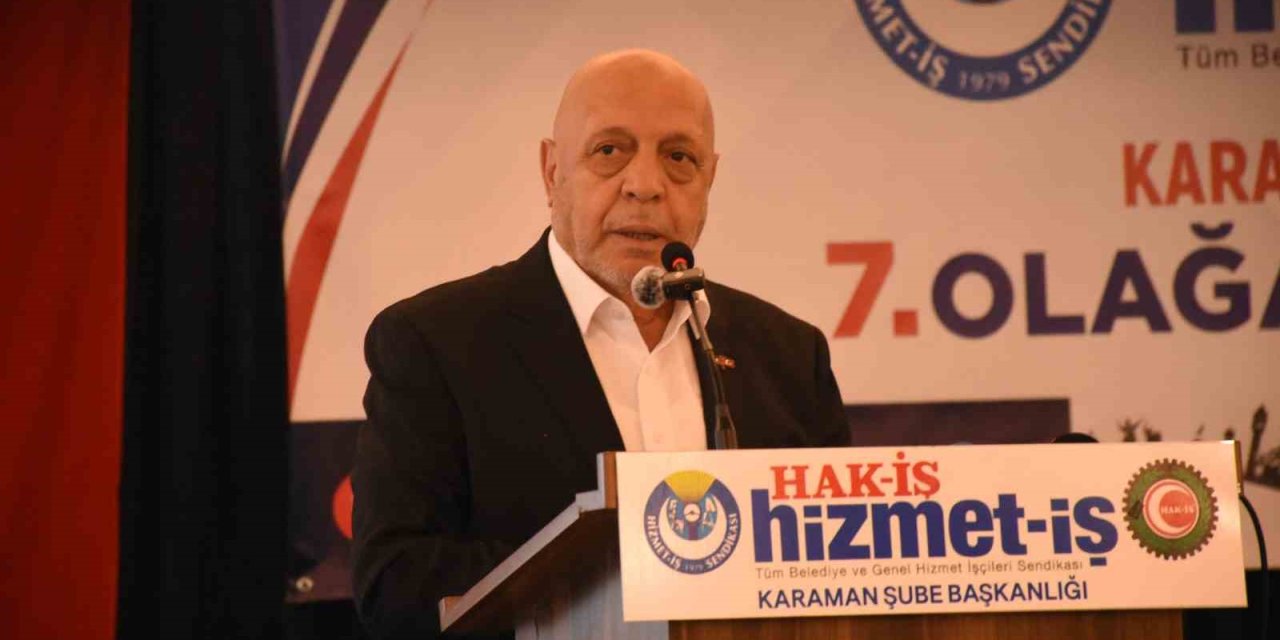 Hak-iş Genel Başkanı Mahmut Arslan: "asgari Ücret Tespit Komisyonu’nun Yapısı Değişmeli"