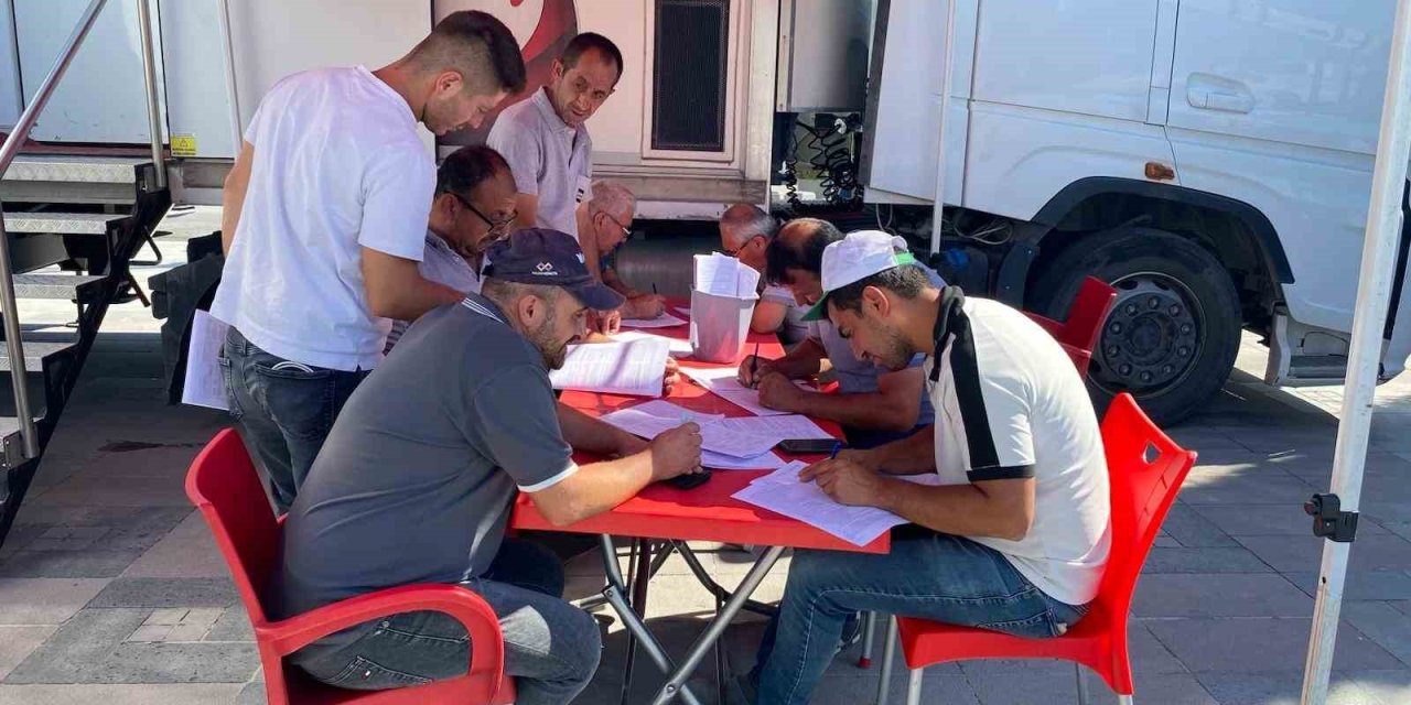 Karapınar’da 322 Ünite Kan Bağışı Yapıldı