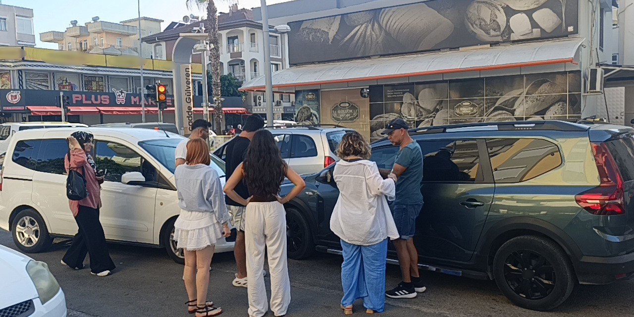 Manavgat’ta Zincirleme Kaza