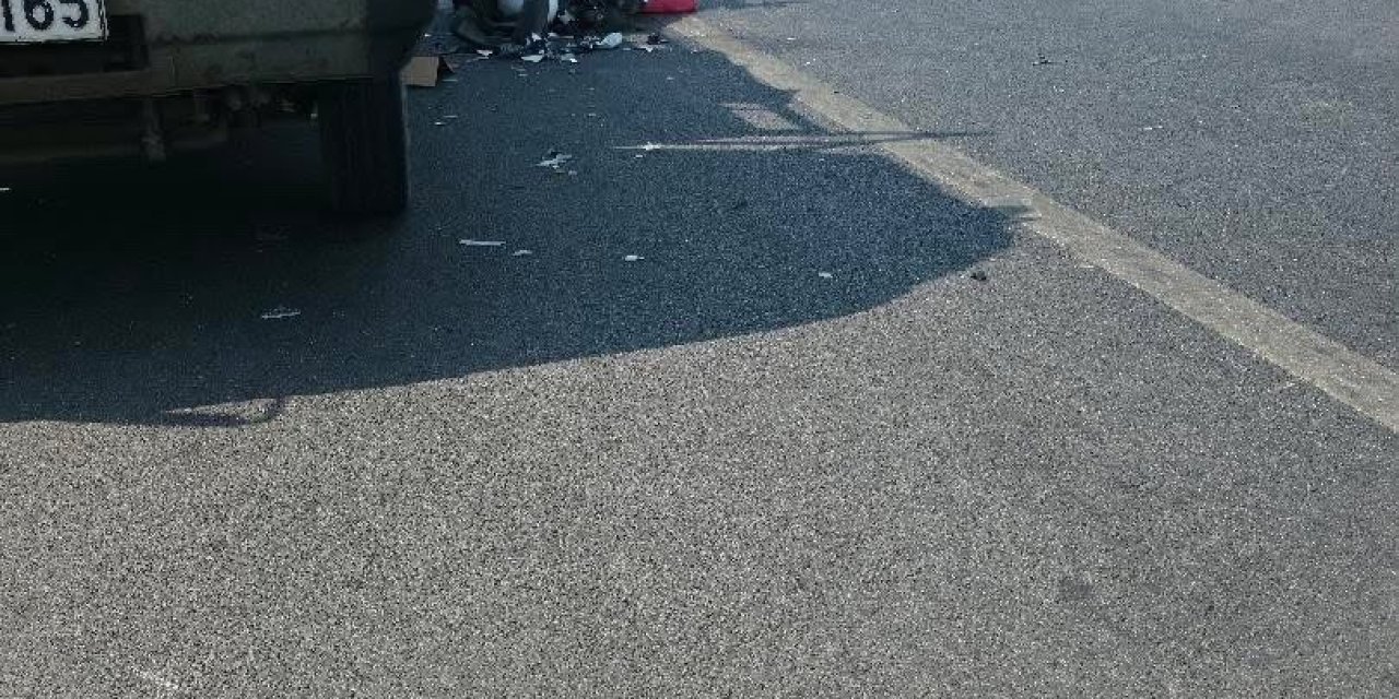 Alanya’da Motosiklet Park Halindeki Araca Çarptı: 1 Yaralı
