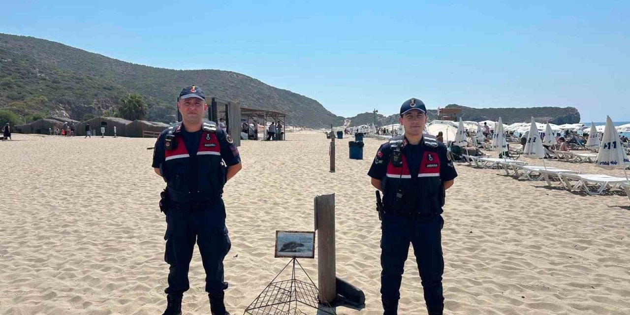Kaş’ta Caretta Caretta Yuvalama Alanları Jandarma Korumasında