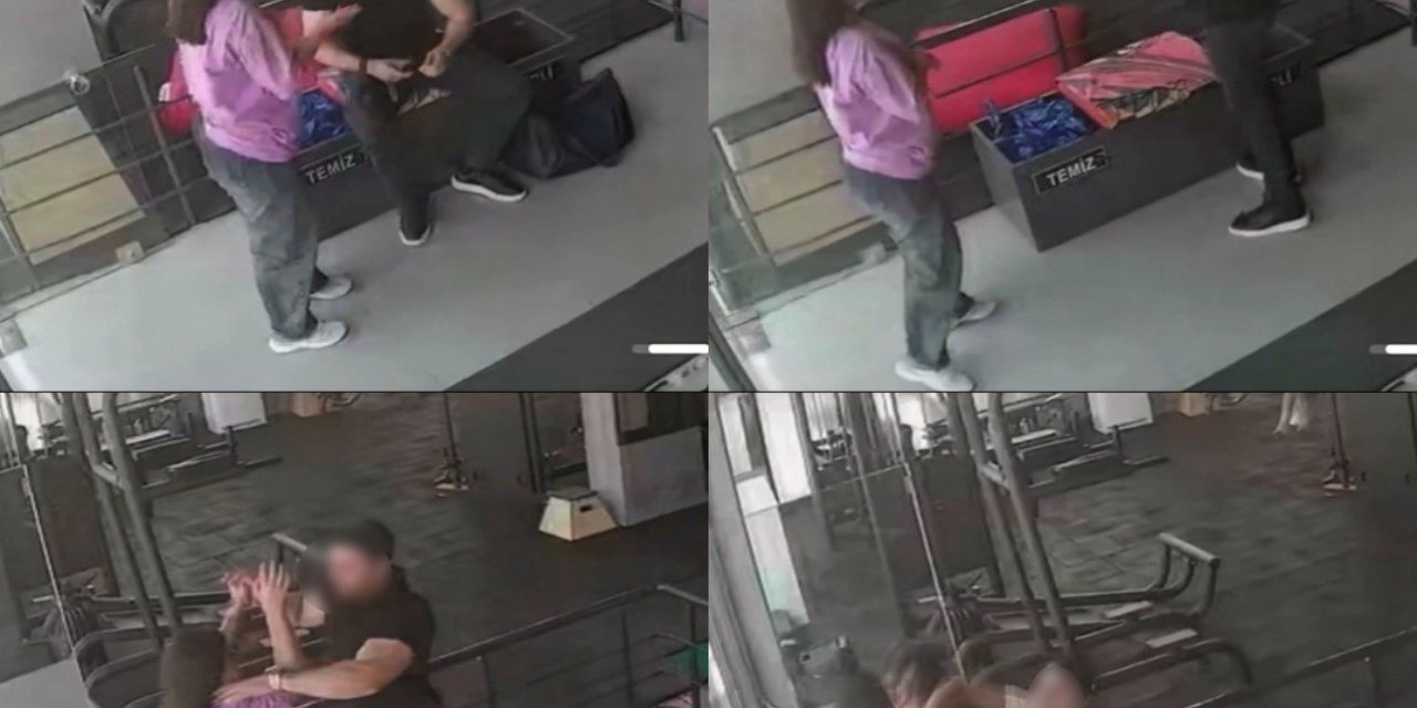Spor Salonunda Kadın İşletmeciye Saldırı: Olay Anı Kameraya Yansıdı