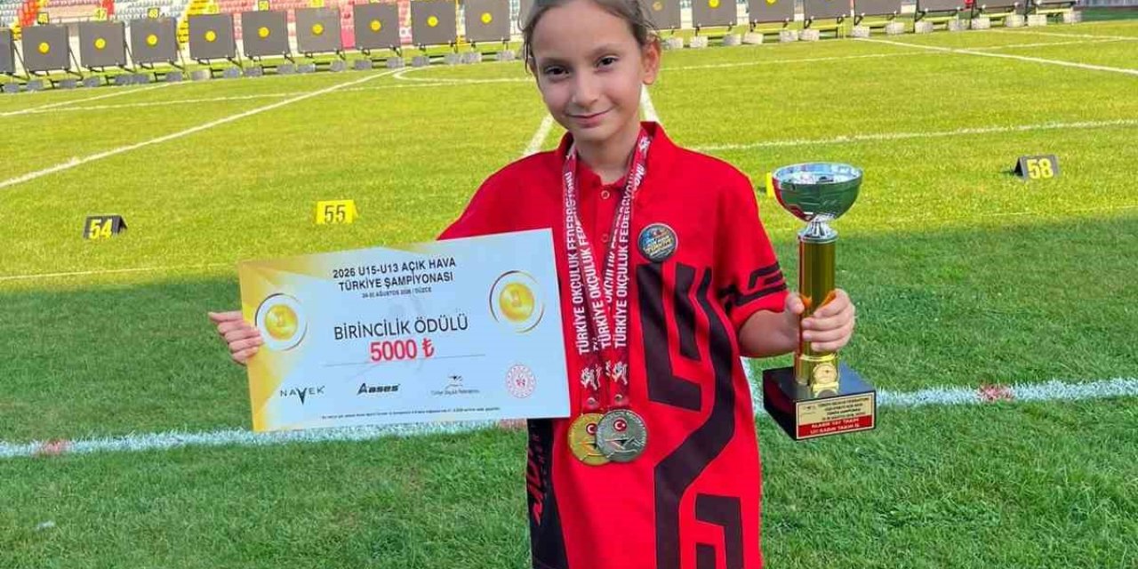 Manavgatlı Sporcular Türkiye Okçuluk Şampiyonası’nda 1 Altın, 1 Gümüş Madalya Kazandı