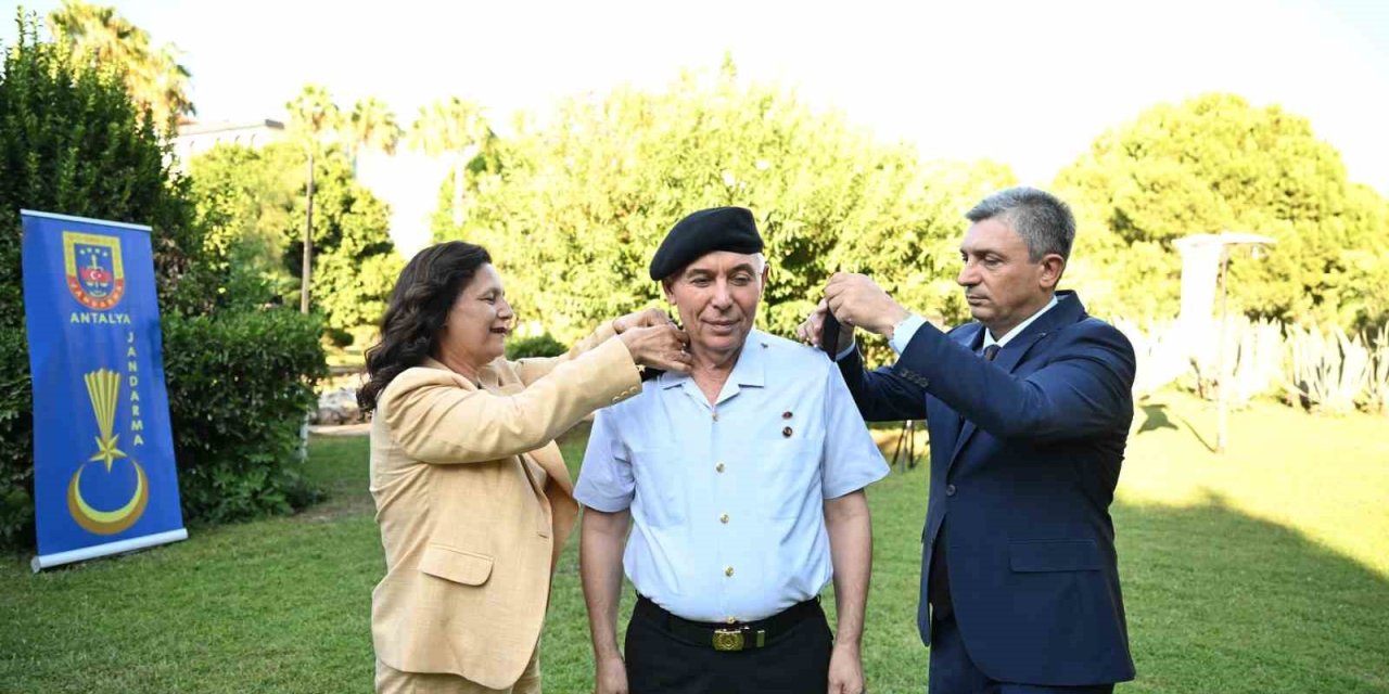 Antalya İl Jandarma Komutanlığında Rütbe Terfi Töreni