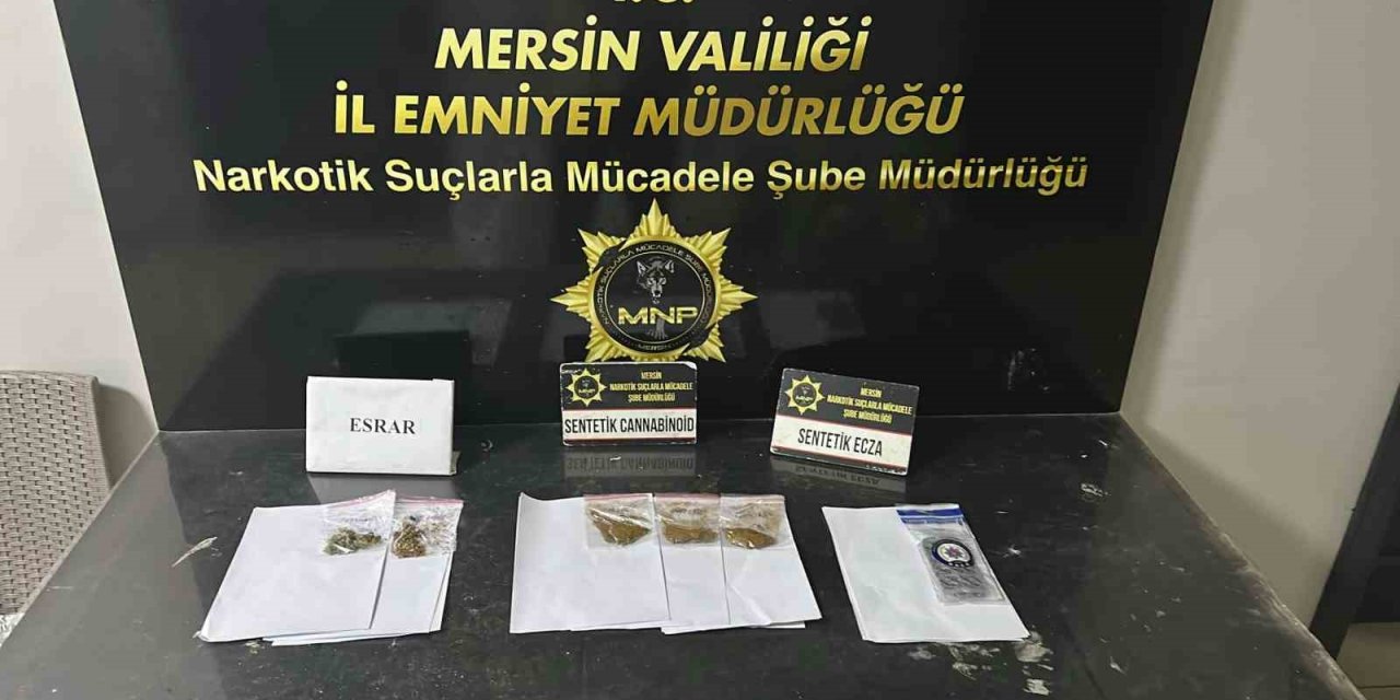 Mersin’de Uyuşturucu Operasyonunda 3 Şüpheli Tutuklandı