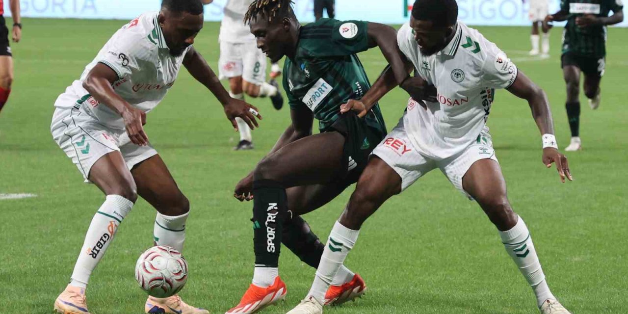 Trendyol Süper Lig: Konyaspor: 1 - Kocaelispor: 0 (ilk Yarı)
