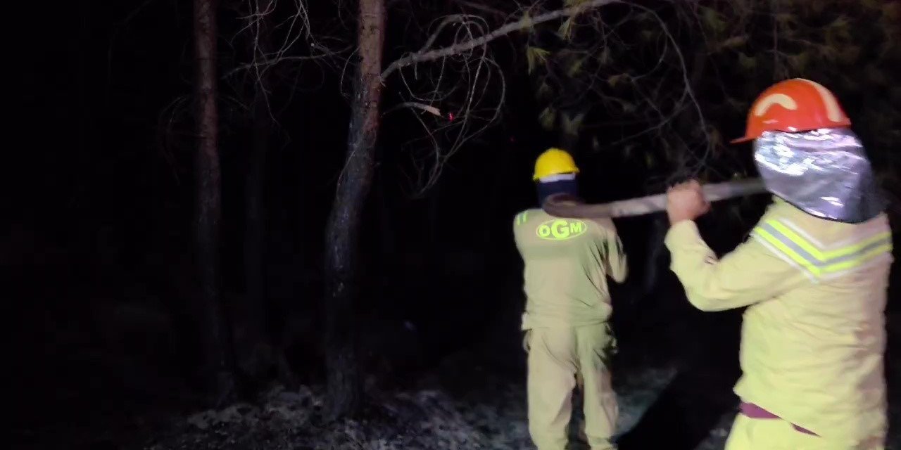 Kaş’taki Orman Yangını Büyük Ölçüde Kontrol Altında