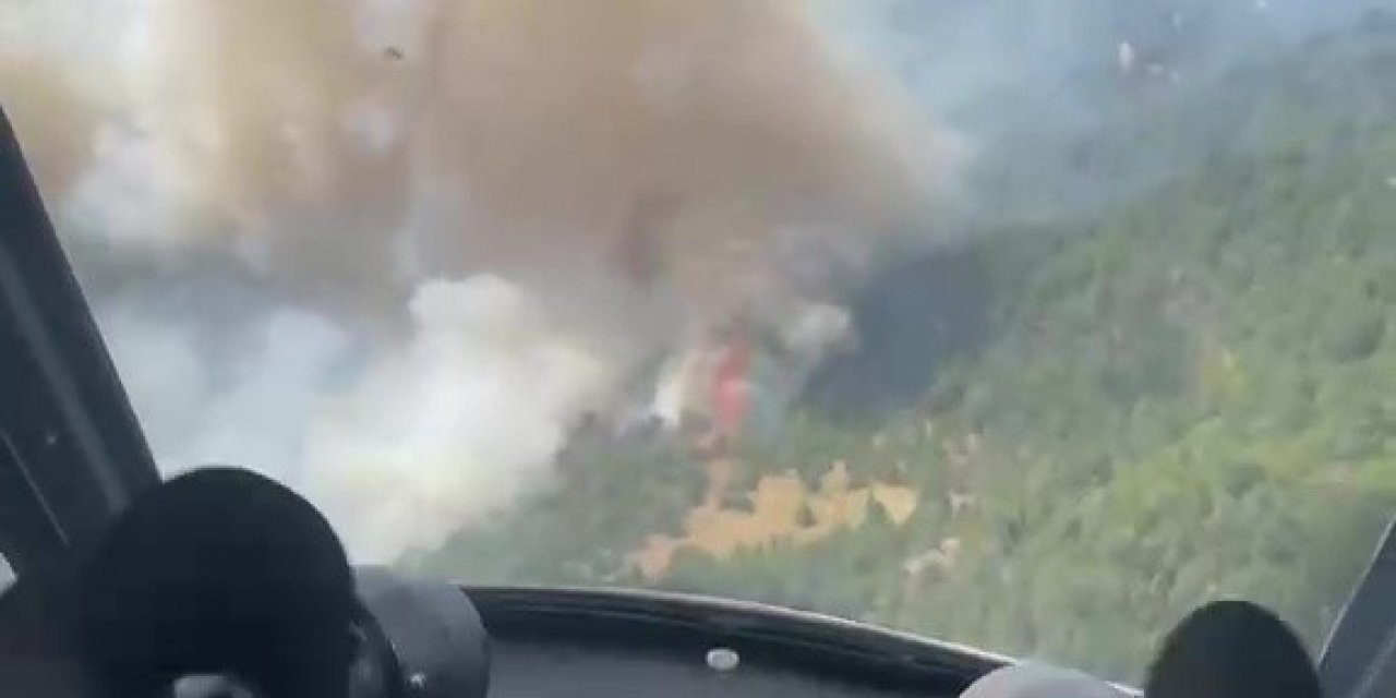 Beşkonak’ta Orman Yangını: Havadan Ve Karadan Müdahale Ediliyor