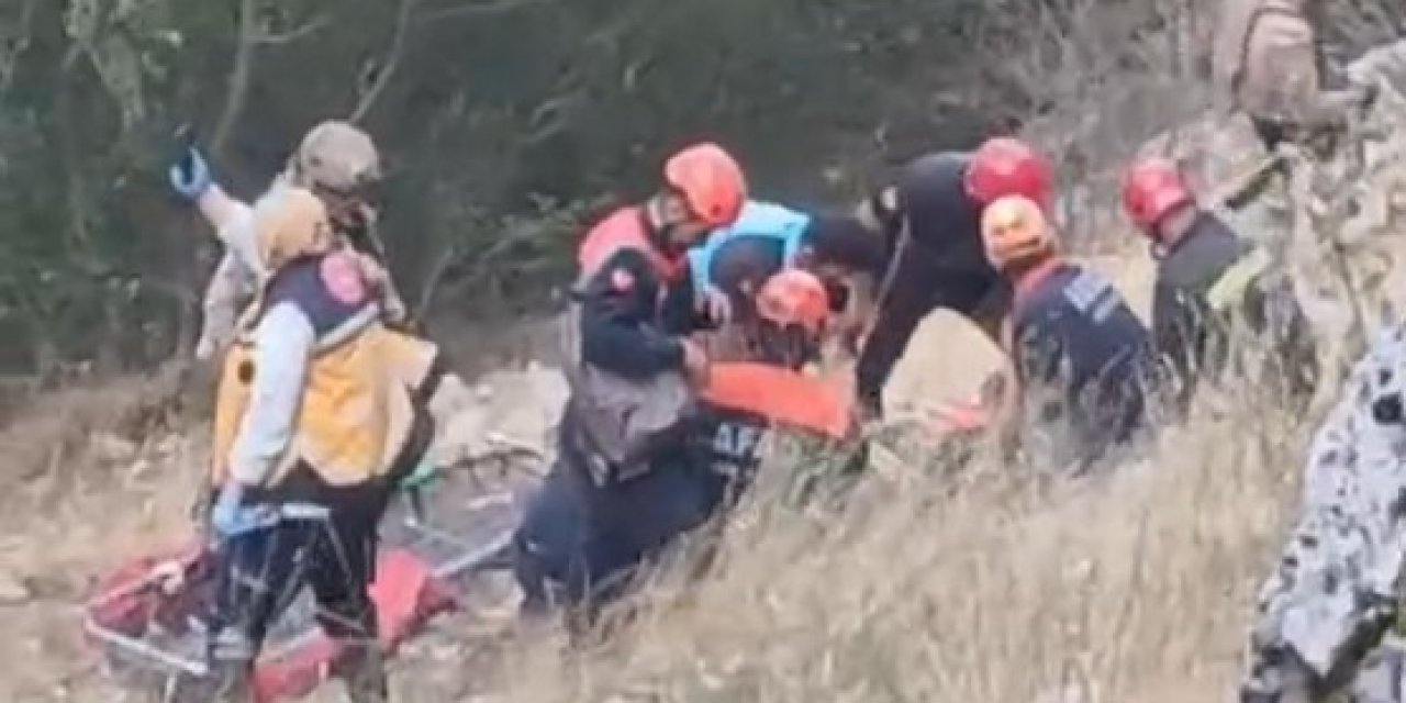 Mağarada Yaralanan Kadın, Askeri Helikopterle Kurtarıldı