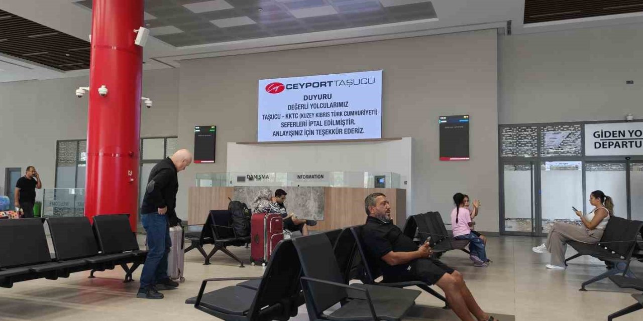 Taşucu Limanı’nda Kıbrıs Seferleri İptal Edildi