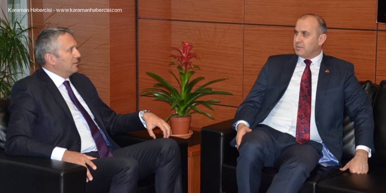 Romanya'nın Ankara Büyükelçisi Şopanda, Karamanlı İş İnsanlarıyla Bir Araya Geldi