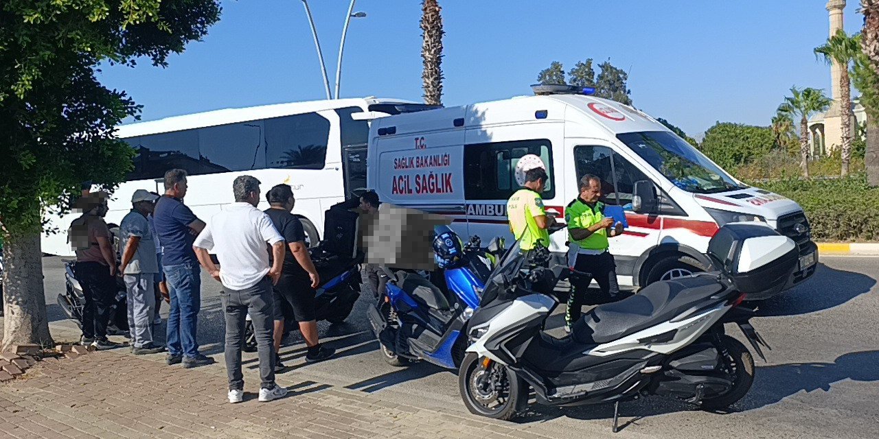 Manavgat’ta Zincirleme Kaza: Motosiklet Sürücüleri Yaralandı