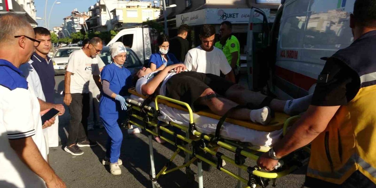 Otomobil İle Motosiklet Çarpıştı: 1 Yaralı