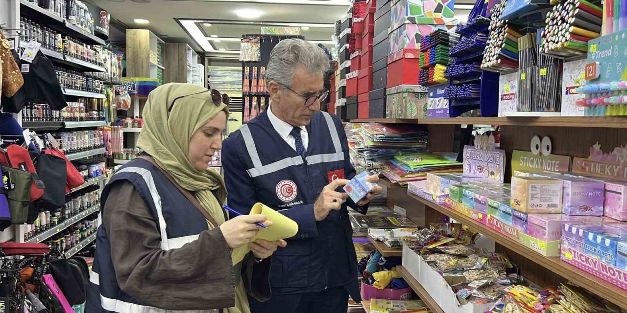 Mersin’de Kırtasiyelere Sıkı Denetim