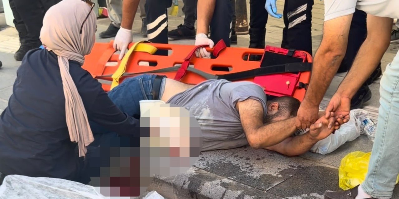 Hırdavatçıdan Aldığı Bıçakla Kendini Yaraladı