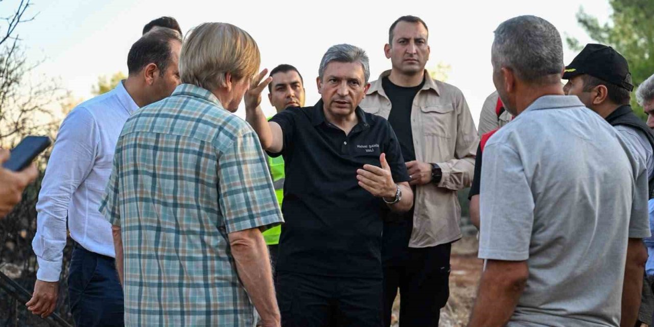 Vali Şahin, Antalya’daki Orman Yangınlarının Son Durumunu Paylaştı