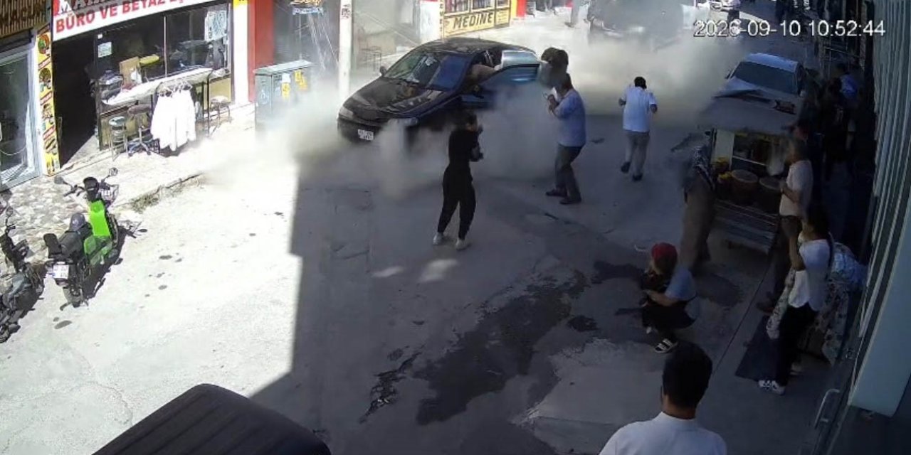 İş Yerinde Tüp Patladı, Vatandaşlar Büyük Panik Yaşadı