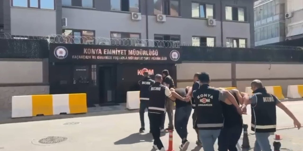 Konya Emniyeti’nin ’kıskaç’ından Kaçamadılar